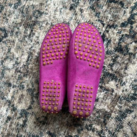 M.Gemi The Felize suede fuchsia loafer size 38.5 - Picture 7 of 8